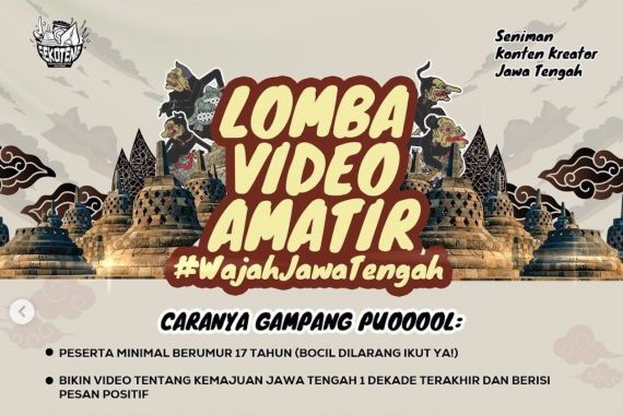 Bentuk Sekoteng, 3 Influencer Jateng Gelar Kompetisi Video Amatir Berhadiah Rp 100 Juta - JPNN.COM