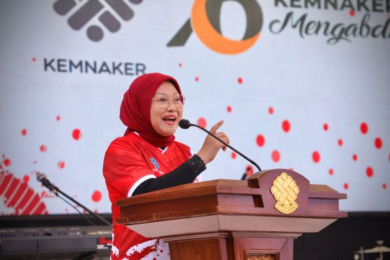 Peringati HUT ke-76, Kemnaker Gelar Sejumlah Perlombaan hingga Bakti Sosial - JPNN.COM