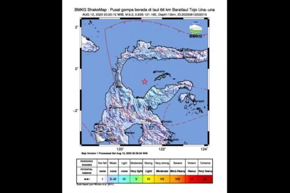 Gempa Magnitudo 5,2 Guncang Sulawesi Tengah, Warga Diminta Hindari Bangunan - JPNN.COM