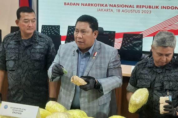 BNN Sita 247 Kg Narkotika dari 5 Kasus di Sumatera, Ada Varian Baru - JPNN.COM