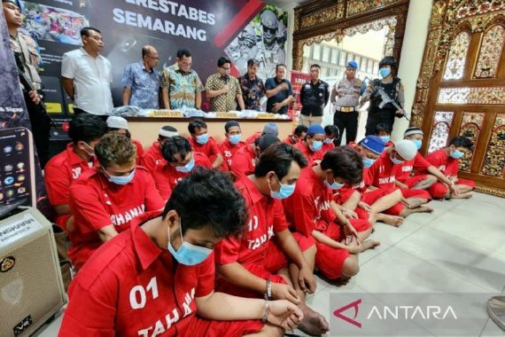 Banyak Banget Pelaku yang Diamankan Polrestabes Semarang - JPNN.COM