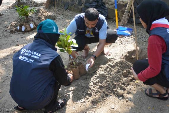 Bersama 10 Relawan Bakti BUMN, IDSurvey Lakukan Konservasi Ekosistem Pesisir - JPNN.COM