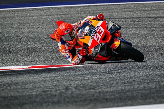 MotoGP 2023: Perasaan Marc Marquez Setelah Kembali Naik Podium, Singgung Honda - JPNN.COM