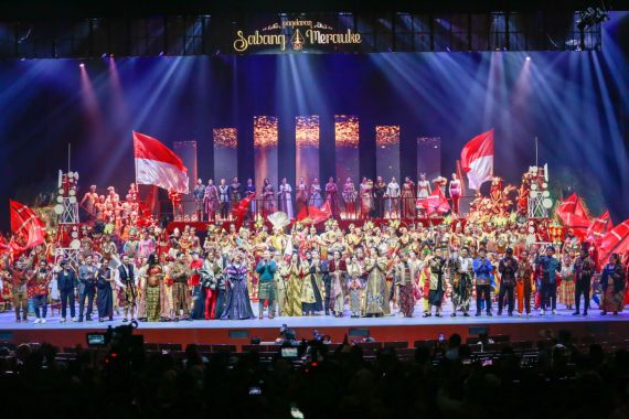 Pagelaran Sabang Merauke ‘Pahlawan Nusantara' yang Penuh Harmoni - JPNN.COM