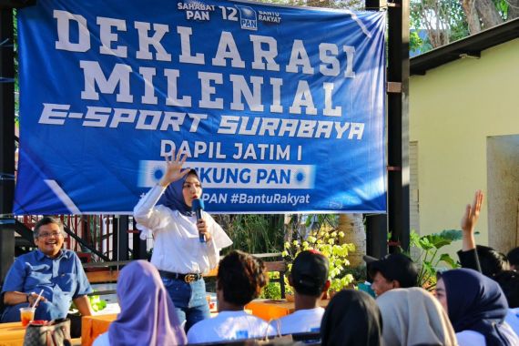 Ratusan Milenial Surabaya Menyatakan Sikap Mendukung PAN di Pemilu 2024 - JPNN.COM