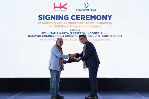 Hutama Karya & Daewoo Gelar Studi Proyek Terowongan Bawah Laut IKN - JPNN.COM
