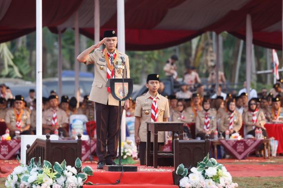 Ganjar Optimistis 25 Juta Anggota Pramuka di Indonesia Mampu Wujudkan Kemajuan Bangsa - JPNN.COM