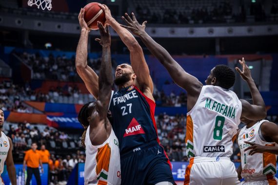 Rudy Gobert Ganas, Prancis Mengakhiri FIBA World Cup 2023 dengan Kepala Tegak - JPNN.COM