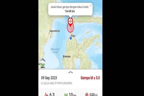 Gempa Melanda Donggala Sulteng, BMKG: Tidak Berpotensi Tsunami - JPNN.COM