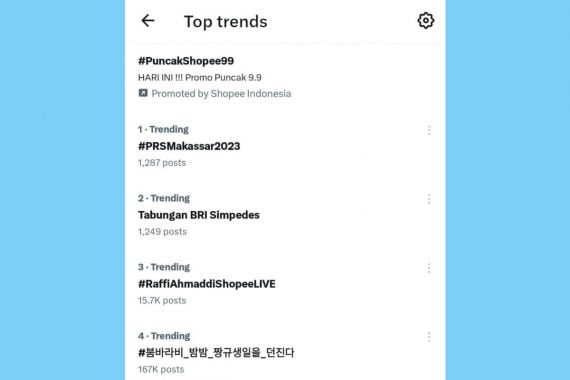 Top! Tagar PRS Makassar 2023 jadi Trending Topik di Twitter - JPNN.COM