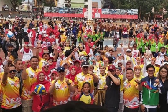 Kejuaraan Tarkam 2023 di Sukabumi Meriah, Ribuan Orang Makin Bugar - JPNN.COM