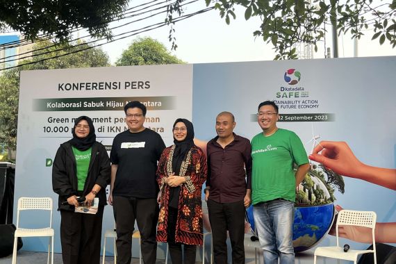 Gerakan Green Movement Sabuk Hijau Nusantara Tanam 10 Ribu Pohon di IKN - JPNN.COM