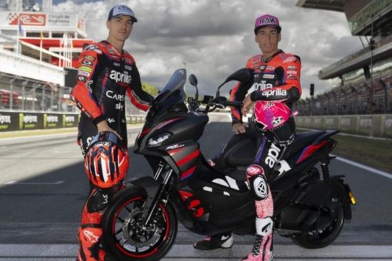 Skutik Aprilia SR GT Edisi MotoGP Diperkenalkan, Siap-Siap - JPNN.COM