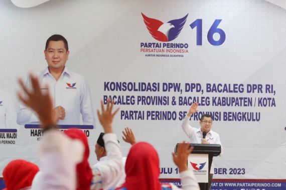 HT Optimistis Suara Partai Perindo di Bengkulu Tembus 2 Digit - JPNN.COM