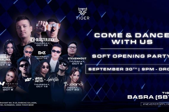 Erika Carlina Hingga Blasterjaxx Bakal Meriahkan Grand Opening HW Tiger Basra di Surabaya - JPNN.COM