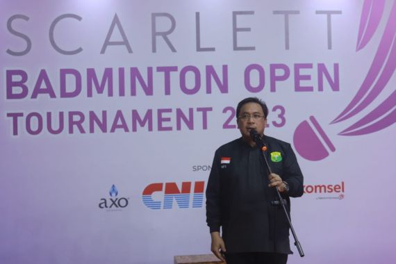 Ketum PBSI Apresiasi Scarlett Badminton Open Tournament 2023, Ini Harapannya - JPNN.COM