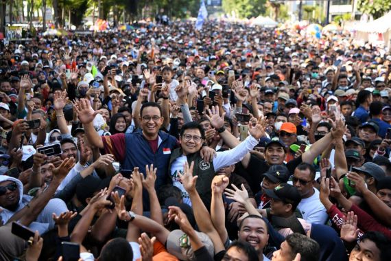 Tamsil Linrung Gelar Jalan Sehat Bareng AMIN di Makassar, Pesertanya Sejuta - JPNN.COM
