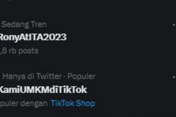 Hashtag KamiUMKMdiTikTok Trending di Twitter - JPNN.COM