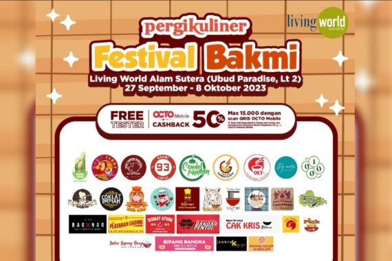 Pencinta Kuliner Merapat, PergiKuliner Festival Bakmi Bakal Hadir di Living World Alam Sutera - JPNN.COM