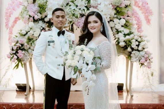 Lovanda Sebayang Berbagi Kebahagiaan Seusai Dinikahi Perwira TNI AD - JPNN.COM
