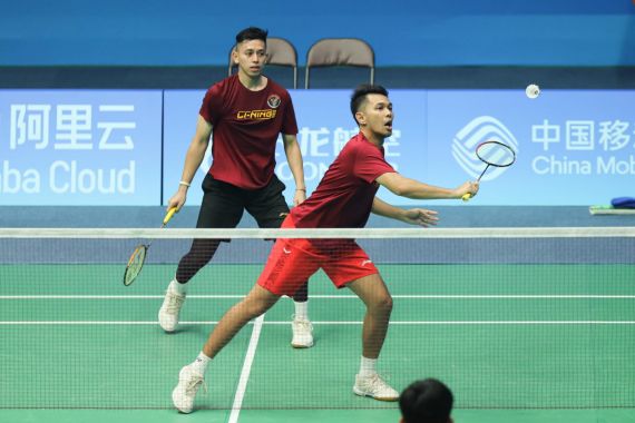 Bulu Tangkis Asian Games 2022: Duel Ganda Putra Terluka di Laga Indonesia vs Korea - JPNN.COM