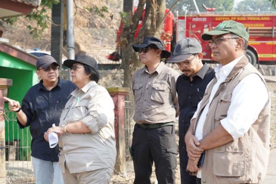 Cek TPA Sampah di Jateng dan Jatim, Menteri Siti Nurbaya Mengkaji Cara Cegah Kebakaran - JPNN.COM