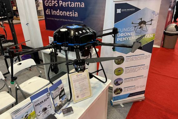 Drone Sprayer Sampai Alat Perekayasa Awan Hadir di Pameran Pangan Plus  - JPNN.COM