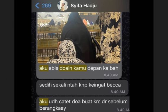 Doakan Rebecca Klopper di Depan Ka'bah, Syifa Hadju: Sedih Sekali - JPNN.COM