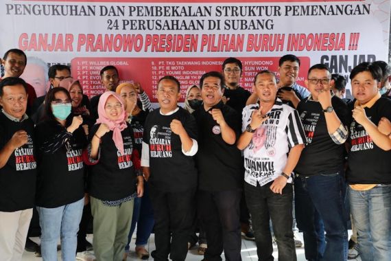 Ganjaran Buruh Kukuhkan 24 Tim Pemenangan Tingkat Perusahaan di Subang - JPNN.COM