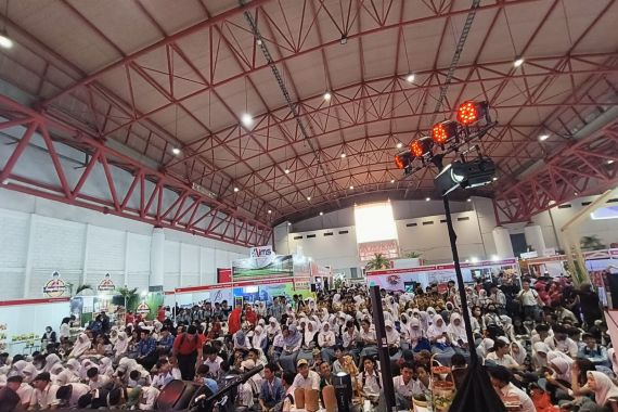 Ratusan Pelajar Masih Antusias Ramaikan Pameran Pangan Plus 2023 di Rakernas PDIP - JPNN.COM