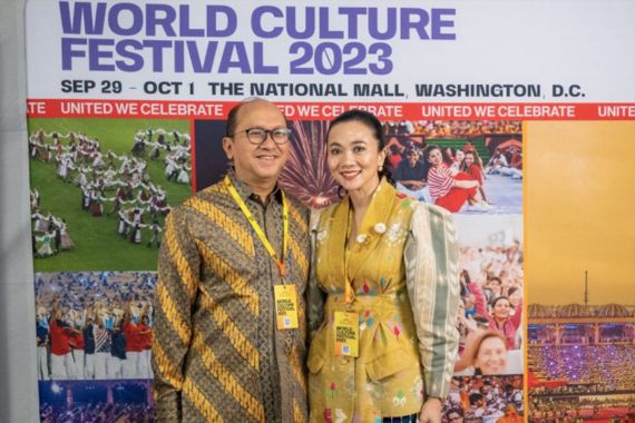 Dubes Rosan Terpukau Menyaksikan Miniatur Indonesia di World Culture Festival 2023 - JPNN.COM