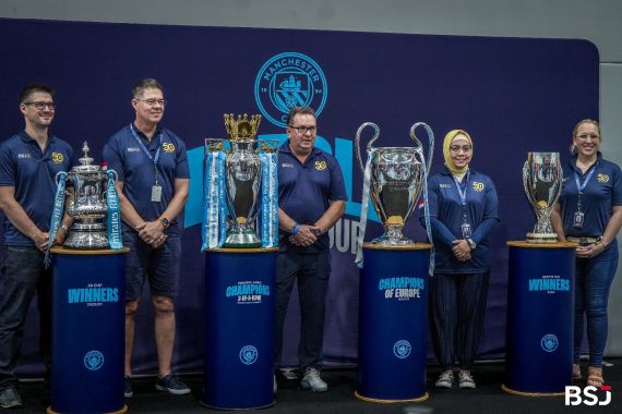Merayakan Hari Jadi ke-50, British School Jakarta Hadirkan Trofi dan Legenda Manchester City - JPNN.COM