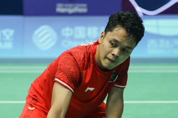 Curhatan Ginting Setelah Kandas di Perempat Final Asian Games 2022 - JPNN.COM