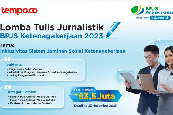 BPJS Ketenagakerjaan Gelar Lomba Karya Tulis Jurnalistik, Total Hadiah Puluhan Juta - JPNN.COM