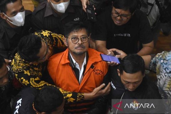 Kalimat Syahrul Yasin Limpo soal Ketua KPK Firli Bahuri jadi Tersangka Pemerasan - JPNN.COM
