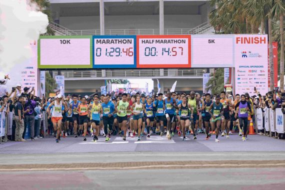Dibanjiri Puluhan Ribu Pelari, Hibank Jakarta Marathon 2023 Mendapat Pujian dari PB PASI - JPNN.COM