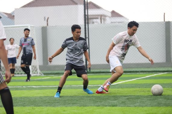 Crivisaya Ganjar Gelorakan Hidup Sehat Melalui Mini Soccer di Palembang - JPNN.COM