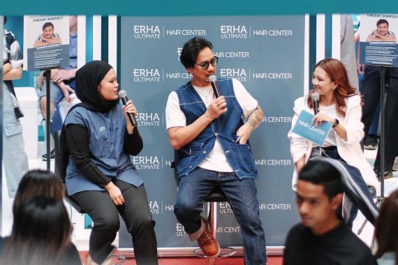 Vincent Rompies Hadir Sebagai Duta Lebat di Event Hairxhibition - JPNN.COM