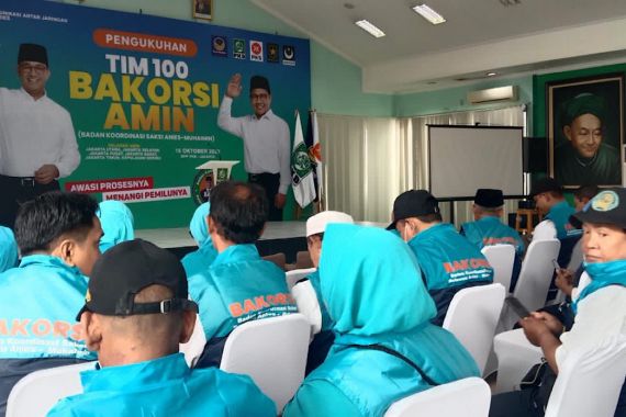 Tim 100 Bakorsi Siap Mengawal & Memenangkan Suara AMIN di TPS - JPNN.COM