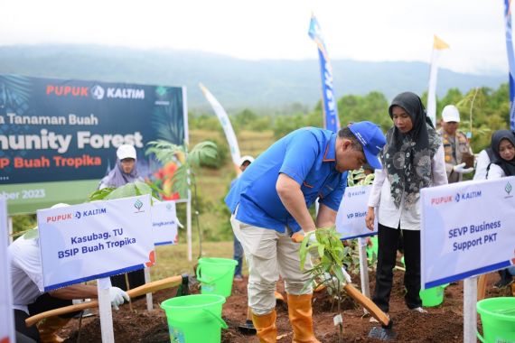 Gandeng Community Forest Bersama BSIP, Pupuk Kaltim Target Tanam 7.489 Bibit Pohon - JPNN.COM