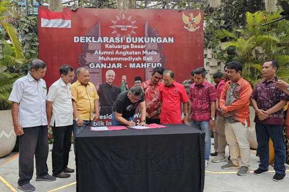 Pemuda Muhammadiyah Bali Dukung Ganjar-Mahfud Pascabaliho Dicopoti saat Kunjungan Jokowi - JPNN.COM