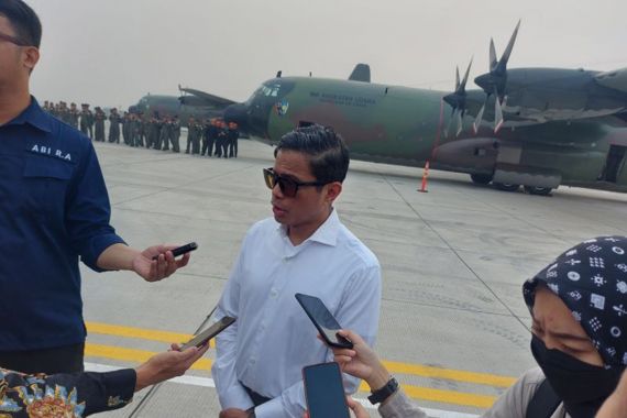 2 Pesawat Hercules TNI AU Kirim Bantuan Indonesia untuk Gaza, Polri Juga Bergerak - JPNN.COM