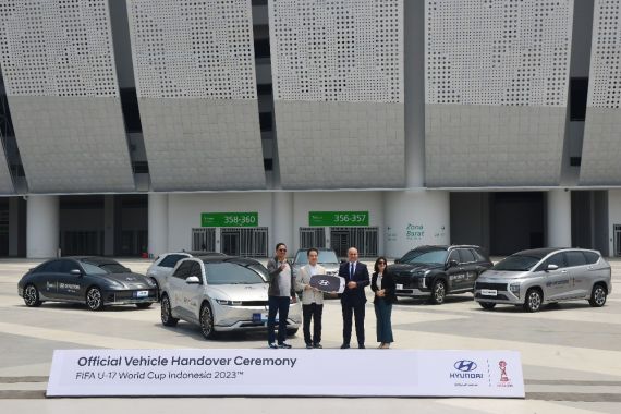 Ratusan Mobil Hyundai Bantu Kelancaran FIFA U-17 World Cup Indonesia 2023 - JPNN.COM