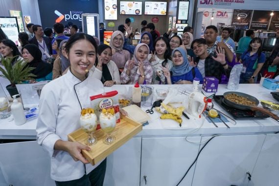 Berkreasi dengan Ellenka Profesional, Chef Angie Bikin Heboh SIAL Interfood 2023 - JPNN.COM