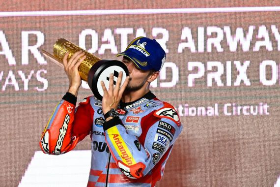 Berjaya di MotoGP Qatar 2023, Di Giannantonio Singgung Bagnaia - JPNN.COM