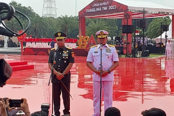 Mabes TNI Gelar Sertijab Jenderal Agus, Mahfud MD Hadir, Prabowo Absen - JPNN.COM