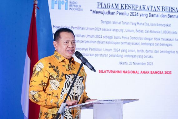 Ketua MPR Ajak Seluruh Elemen Bangsa Wujudkan Pemilu 2024 yang Damai dan Bermartabat - JPNN.COM
