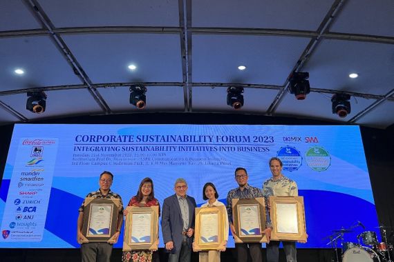 Danone Raih 6 Penghargaan di Indonesia’s Best Corporate Sustainability Initiatives 2023 - JPNN.COM