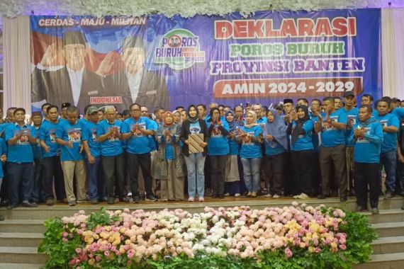 Mayoritas Pimpinan Buruh di Banten Siap Memenangkan Pasangan AMIN - JPNN.COM