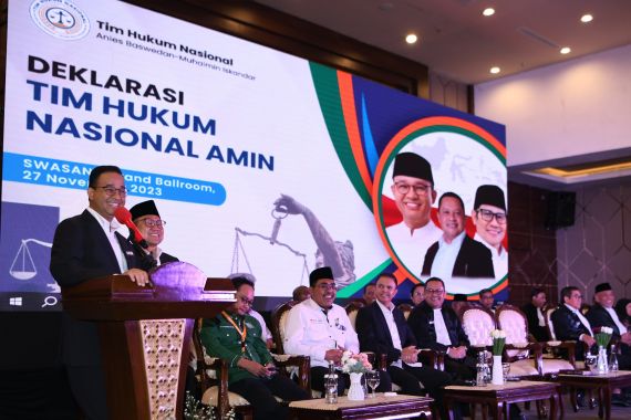 Tim Hukum Nasional AMIN Dideklarasikan, Anies Ingin Pilpres Sesuai Koridor Hukum - JPNN.COM